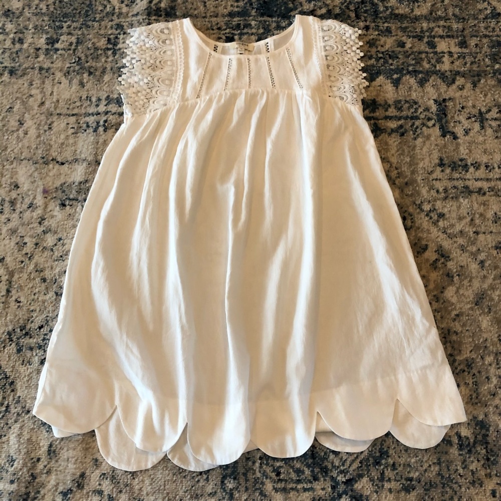 Umgee White Babydoll Dress